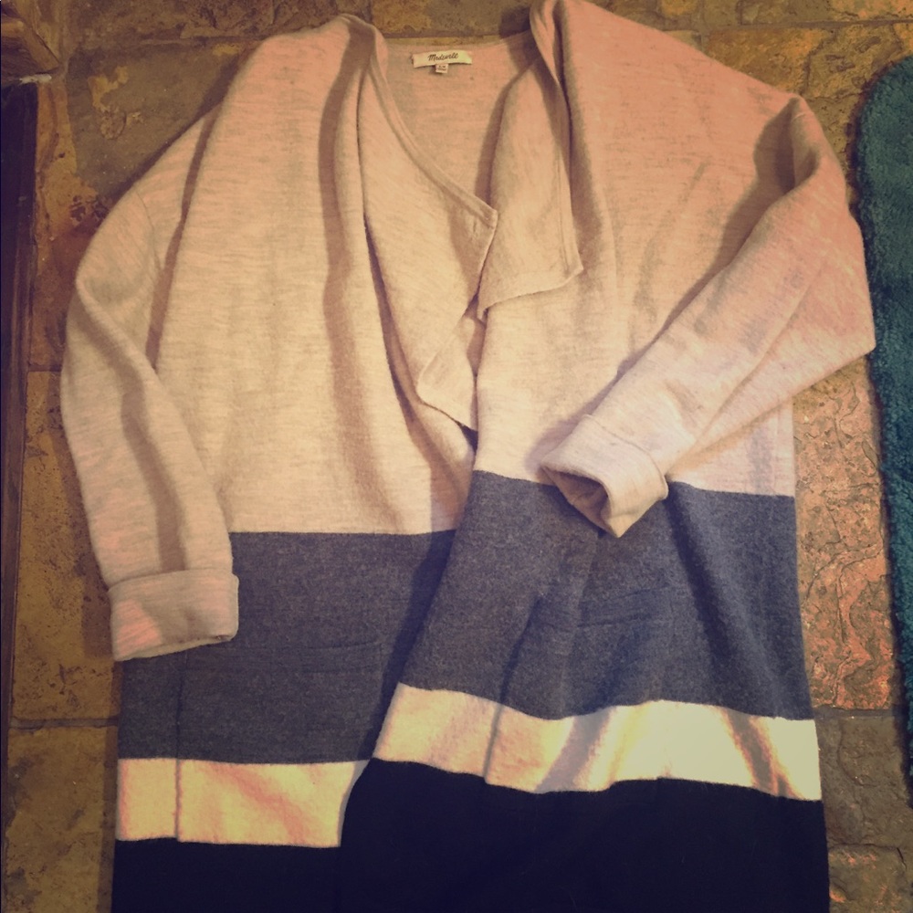 GUC Madewell Cozy Colorblocked Sweater